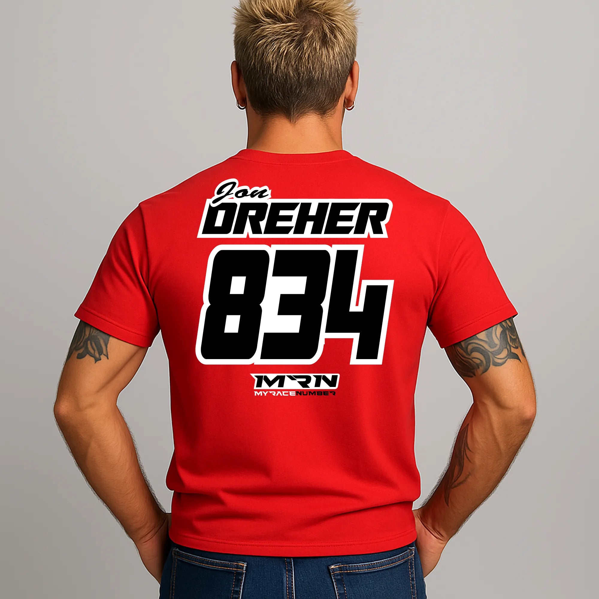 Custom Motocross Shirt – MRN101 | Personalized MX Name & Number