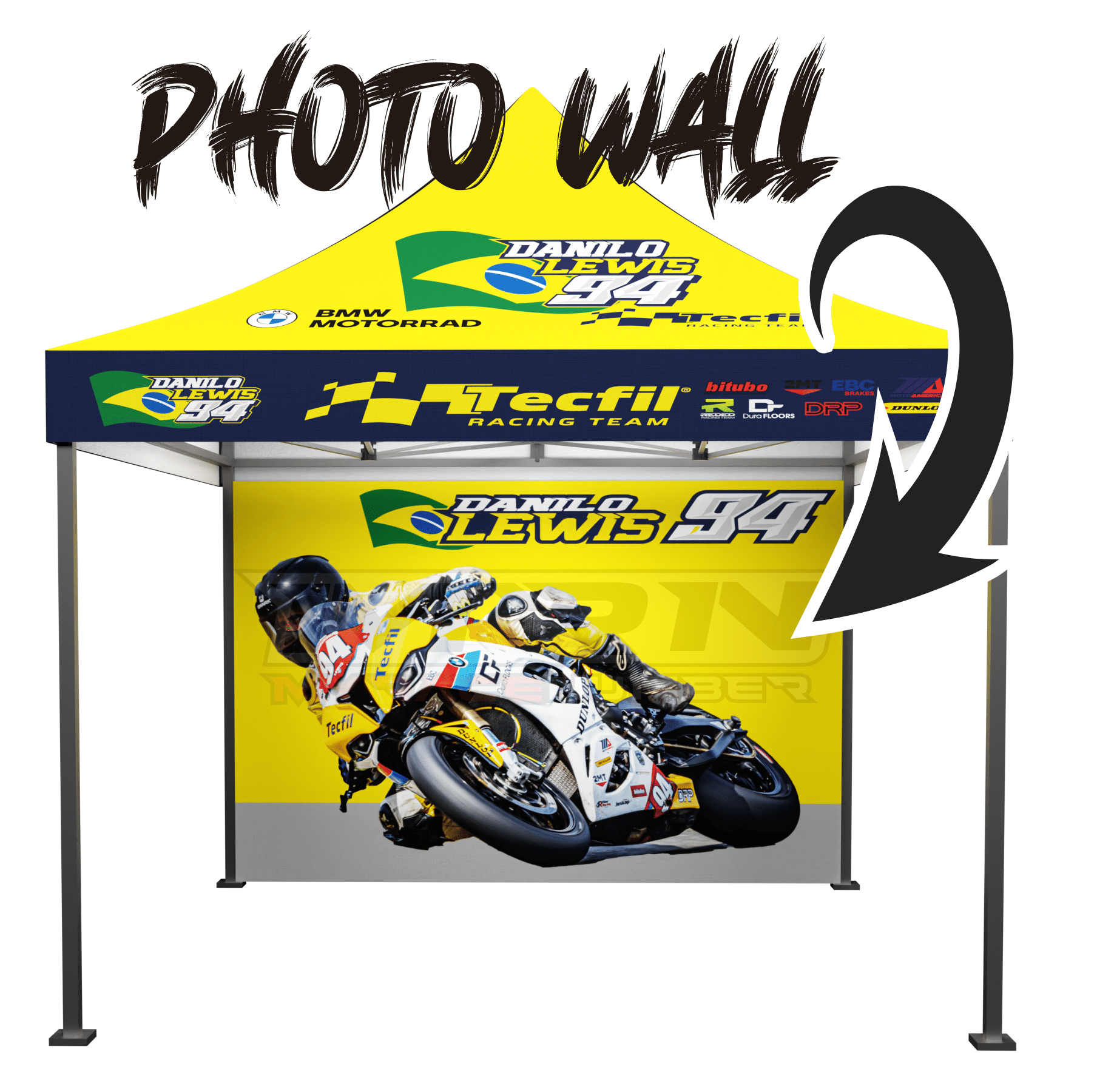 Custom Printed Tent Wall Photo