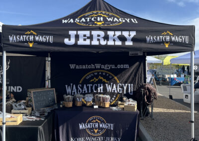 Custom Food Pop Up Tent Jerky