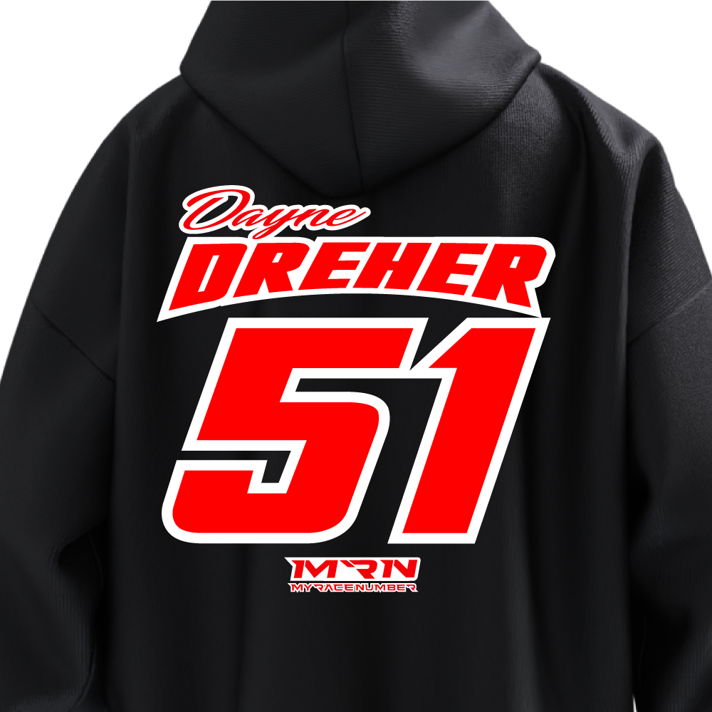 custom motocross racing hoody warp speed ID